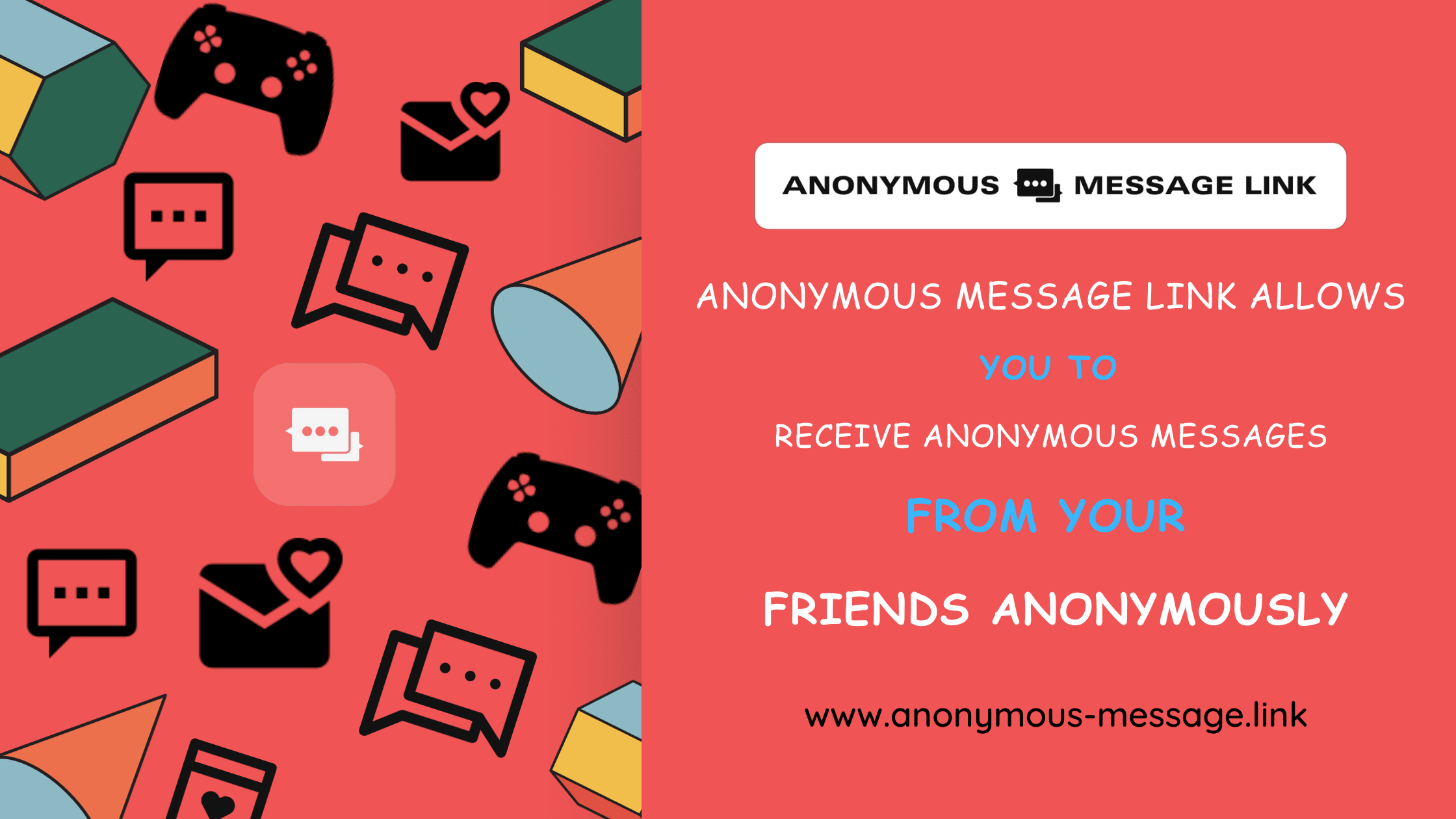anonymous message link